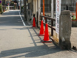 上野橋の西側欄干